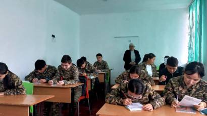 Жоребекова Қ кәсіптік бағдар беру жұмысының кешенді жұмыс жоспарына сәйкес 10 сынып оқушыларынан «Қызығушылық картасы» әдістемесі кәсіптік бағытты анықтау мақсатын да «Профиль» сауалнамасы алынды.
