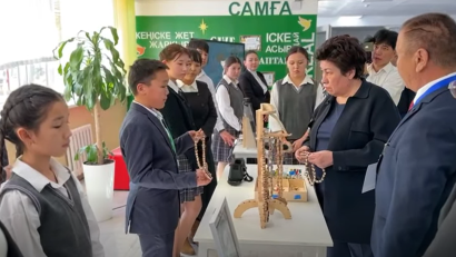 Бүгін Отырар өңіріне ерекше қонақ – Назарбаев Зияткерлік мектептері басқарма төрайымы Күләш Ноғатайқызы Шамшидинова келді.