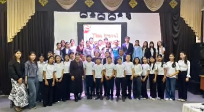 Ағылшын тілі апталығы барысында "Time travel through music" атты іс шара өтті.