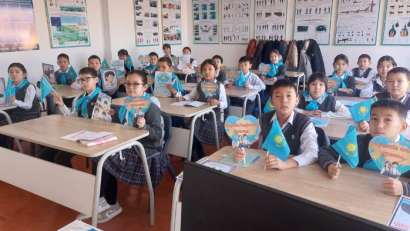  «Тәуелсіз Қазақстанның қалыптасу тарихы», «Ұлттық рәміздер – ел мақтанышы» тақырыптарында сынып сағаттары өткізілді