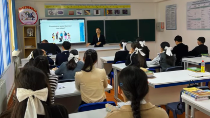 9-сынып оқушыларымен түсіндіру және алдын алу жұмыстары жүргізілді